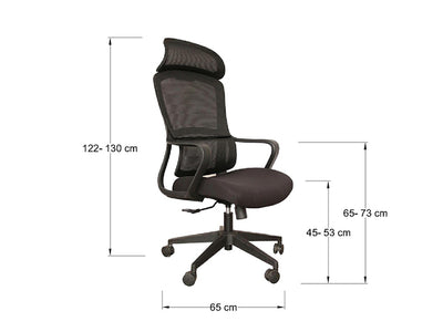 Silla Directiva Eslovaquia Negro