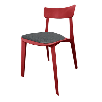 Silla Kipali con asiento acojinado