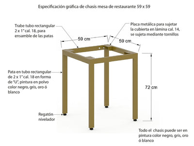 Base de mesa Ark 60