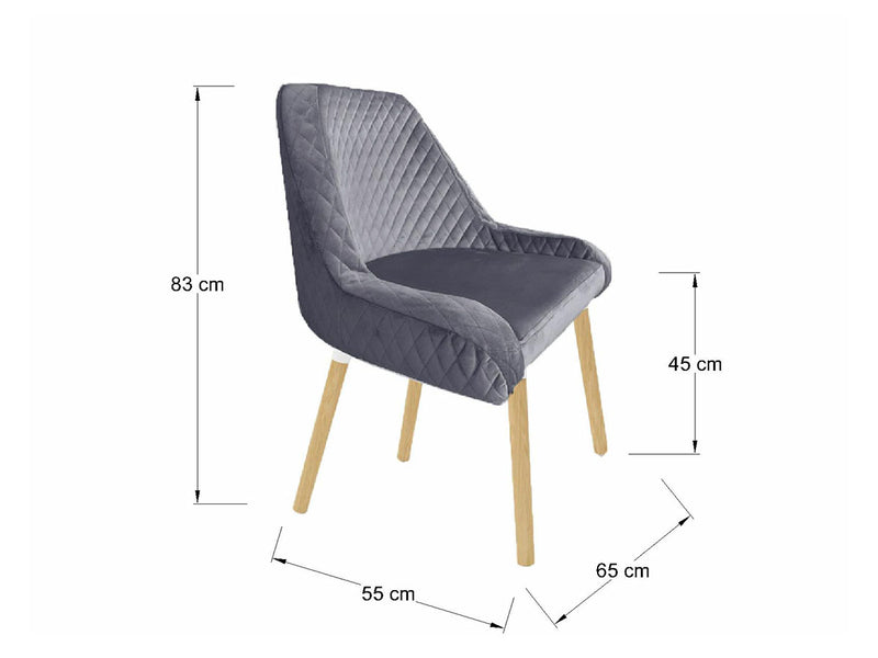 Silla Moqa Velvet MD