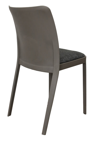 Silla Solei con asiento tapizado