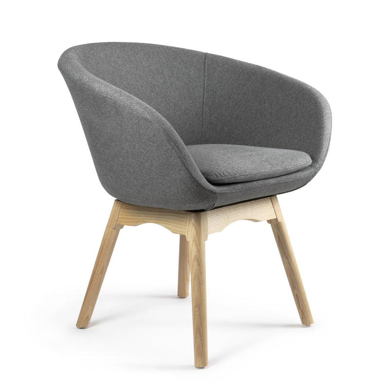 Silla de Visita Tarel Base Madera