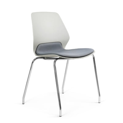 Silla Kolbe Cromada Asiento Tapizado