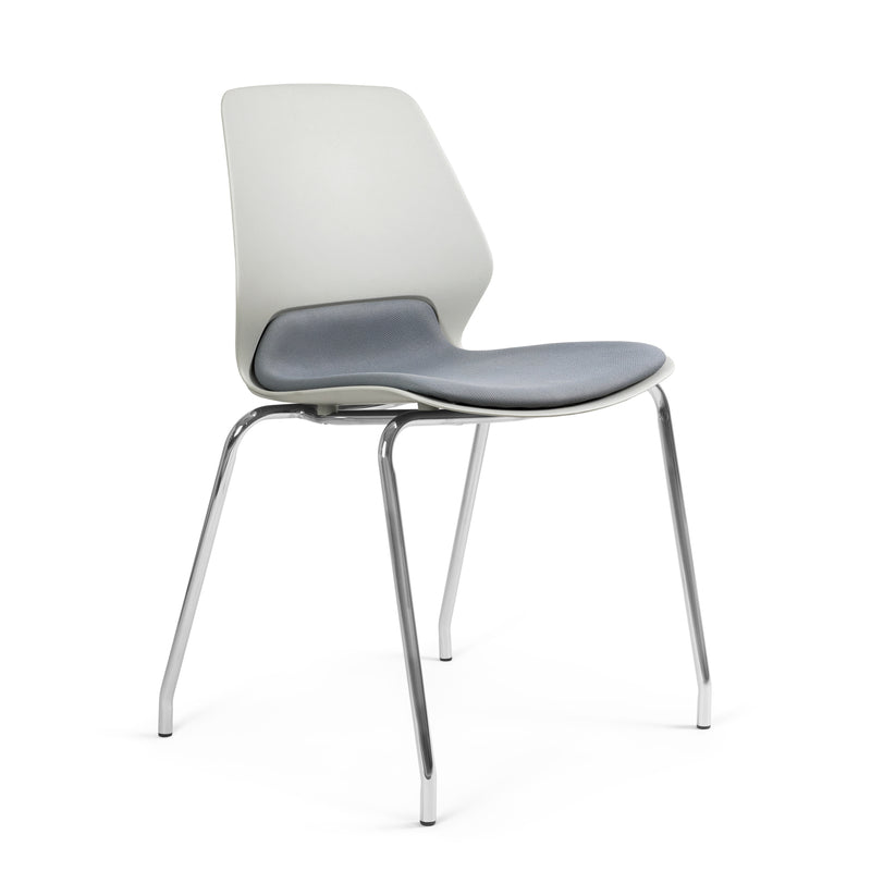 Silla Kolbe Cromada Asiento Tapizado