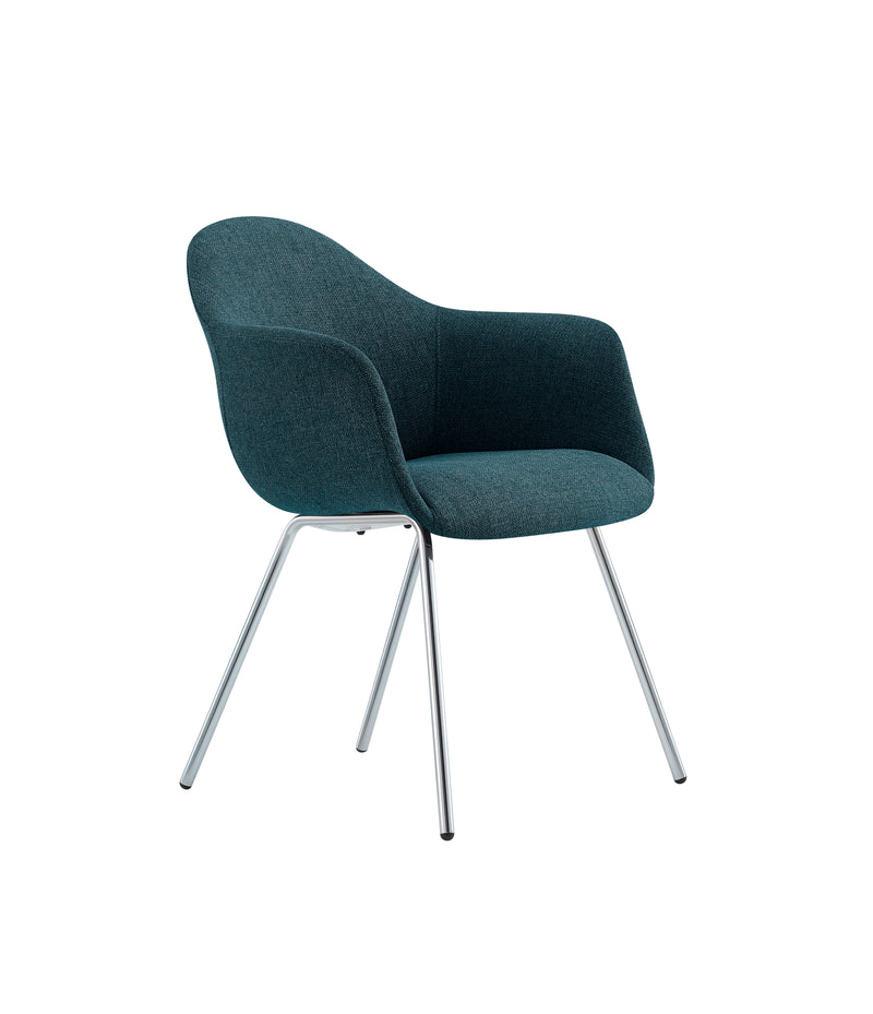 Silla Alessia Base Cromada