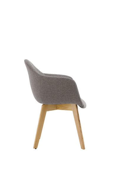 Silla Axia 4 base madera
