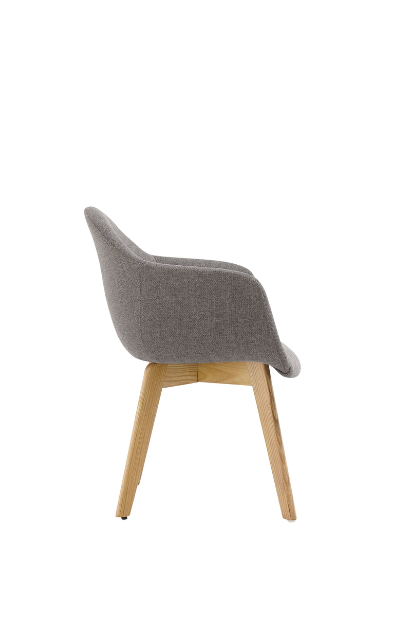 Silla Axia 4 base madera