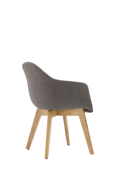 Silla Axia 4 base madera