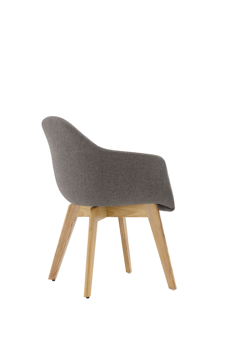 Silla Axia 4 base madera