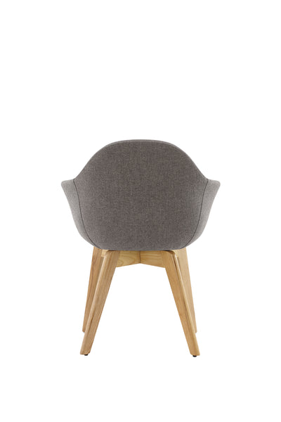 Silla Axia 4 base madera