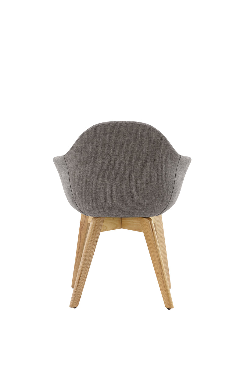 Silla Axia 4 base madera
