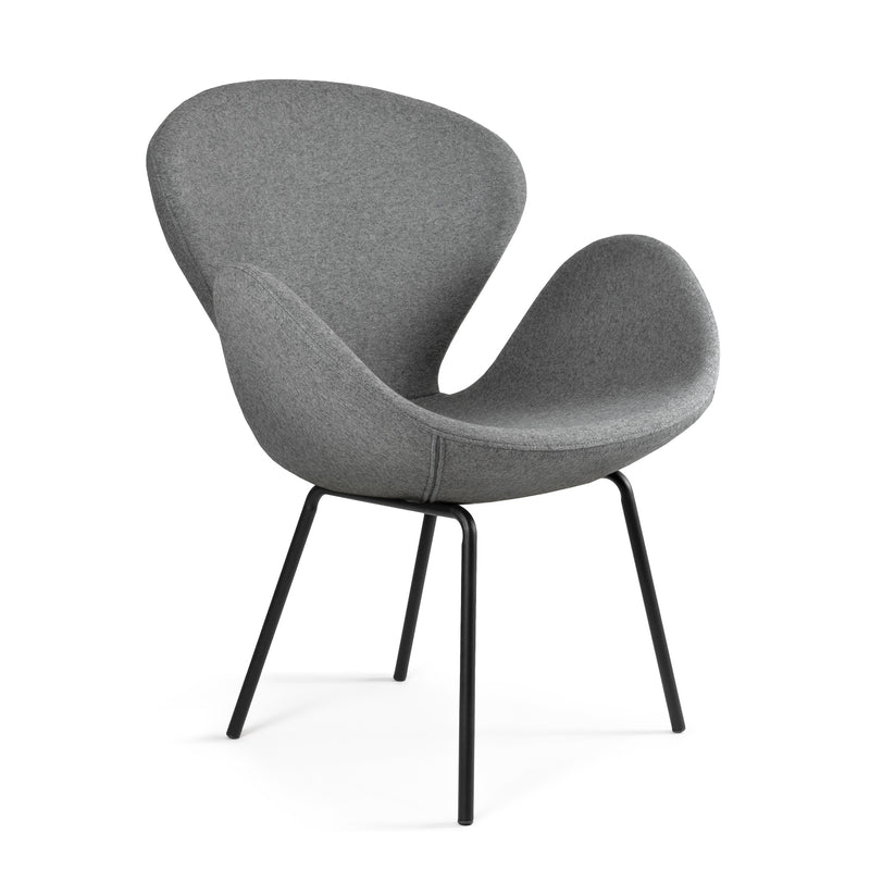 Silla Swan, base de 4 puntos