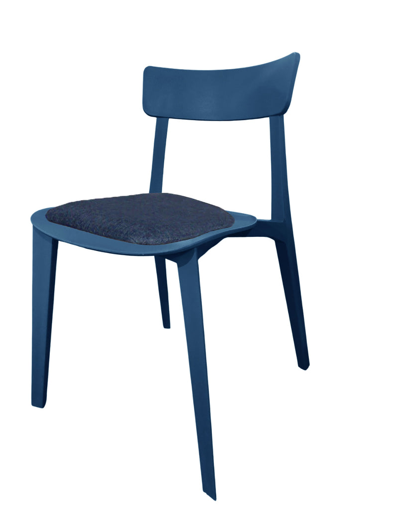 Silla Kipali con asiento acojinado